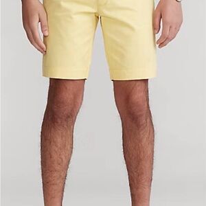 Polo Ralph Lauren Light Yellow Flat Front Shorts